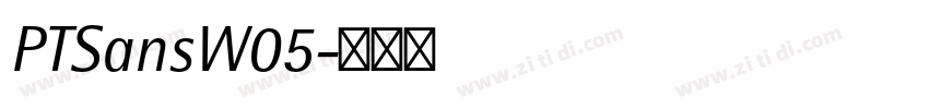 PTSansW05字体转换