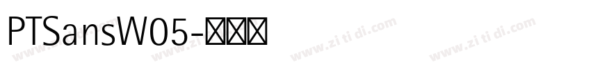 PTSansW05字体转换