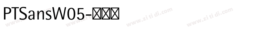 PTSansW05字体转换