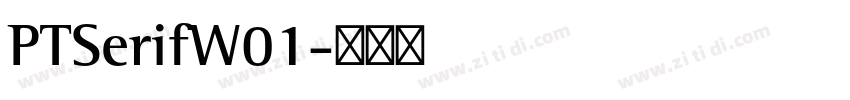 PTSerifW01字体转换 PTSerifW01字体转换
