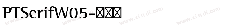 PTSerifW05字体转换