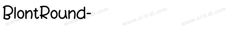 BlontRound字体转换 BlontRound字体转换