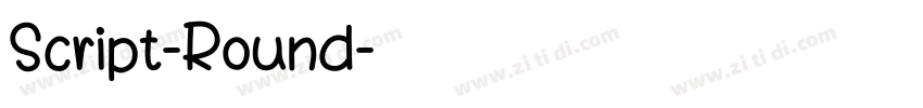 Script-Round字体转换