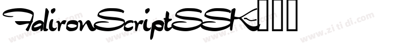 FalironScriptSSK字体转换