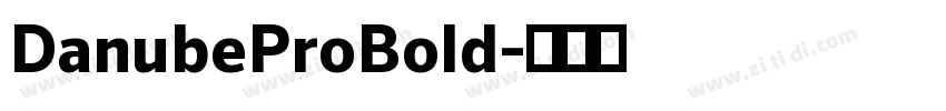 DanubeProBold字体转换