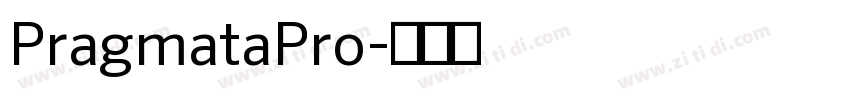 PragmataPro字体转换