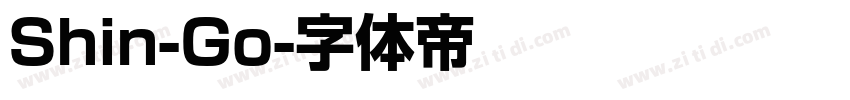 Shin-Go字体转换