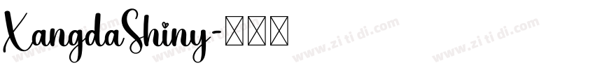XangdaShiny字体转换