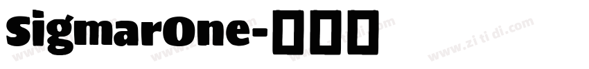SigmarOne字体转换
