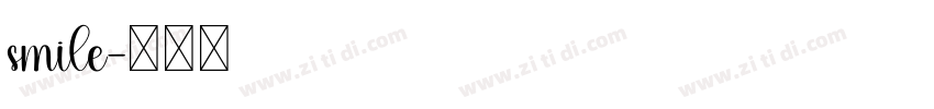 smile字体转换