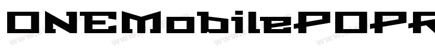 ONEMobilePOPRegular字体转换