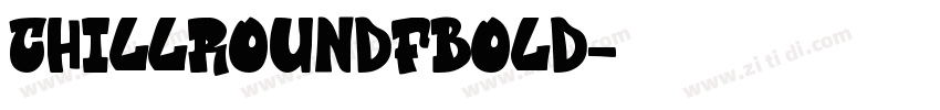 ChillRoundFBold字体转换