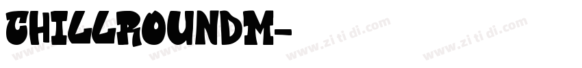 ChillRoundM字体转换