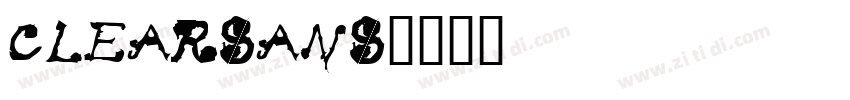 clearsans字体转换
