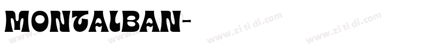 Montalban字体转换