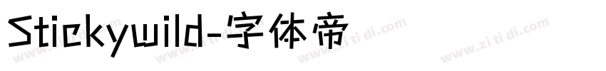 Stickywild字体转换
