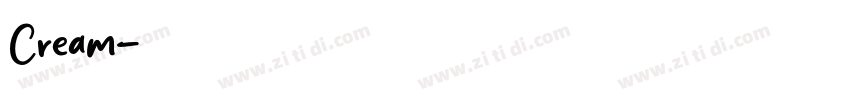 Cream字体转换