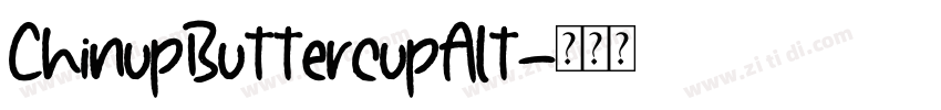 ChinupButtercupAlt字体转换