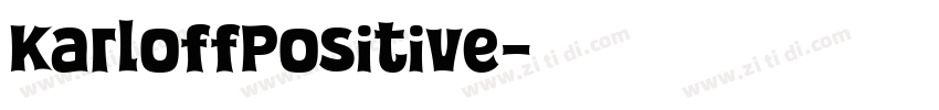 KarloffPositive字体转换