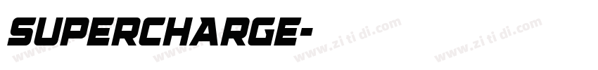 supercharge字体转换