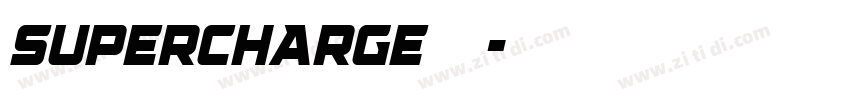 supercharge字体字体转换