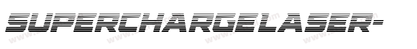 SuperchargeLaser字体转换