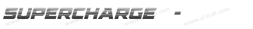 supercharge字体字体转换