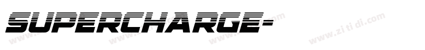 supercharge字体转换