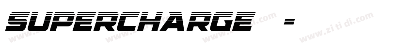 supercharge字体字体转换