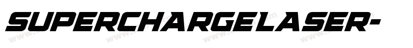 SuperchargeLaser字体转换