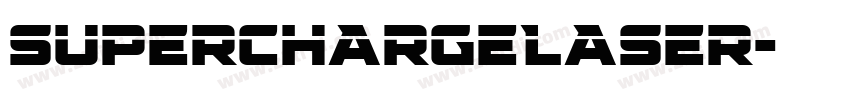 SuperchargeLaser字体转换