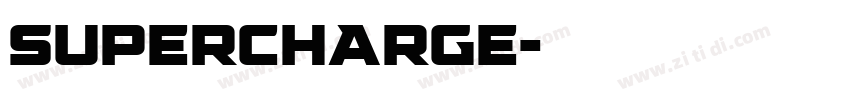 supercharge字体转换