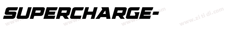 supercharge字体转换