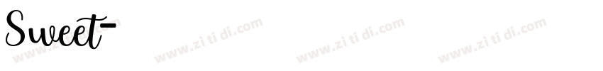Sweet字体转换