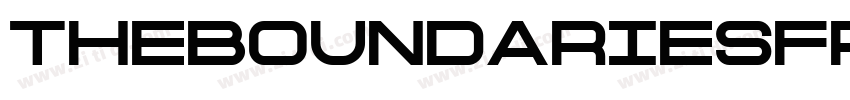 TheBoundariesFreeDe字体转换