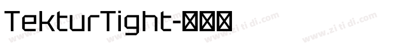 TekturTight字体转换