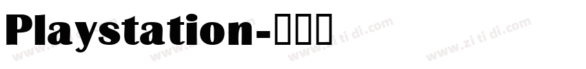 Playstation字体转换