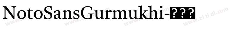 NotoSansGurmukhi字体转换