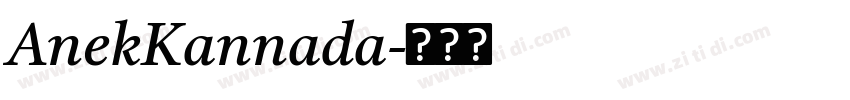 AnekKannada字体转换