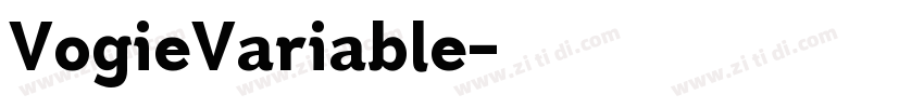 VogieVariable字体转换