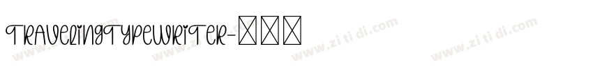 TravelingTypewriter字体转换