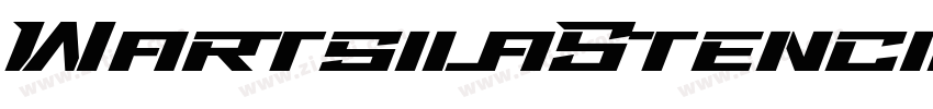WartsilaStencil字体转换
