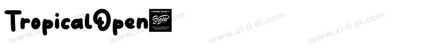 TropicalOpen字体转换