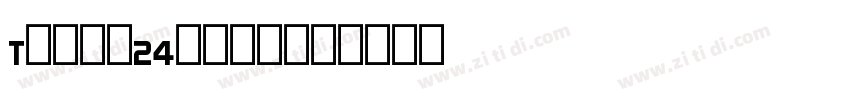 Trump24normal字体转换