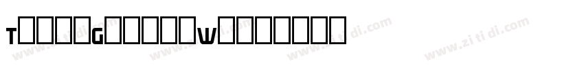 TrumpGothicWest字体转换