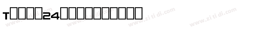 Trump24normal字体转换