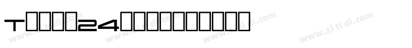 Trump24normal字体转换