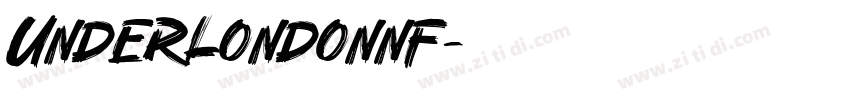 UnderLondonNF字体转换