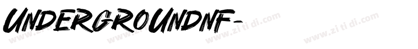 UndergroundNF字体转换
