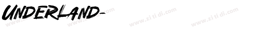 Underland字体转换